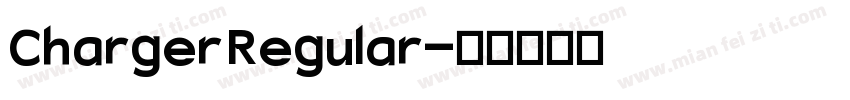 Charger Regular字体转换